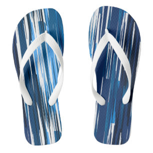 Tongs Bleu et blanc