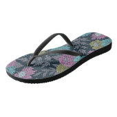 Tongs Bleu foncé, vert et violet (Incliné)