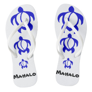 Tongs Bleu Honu de LineA Mahalo