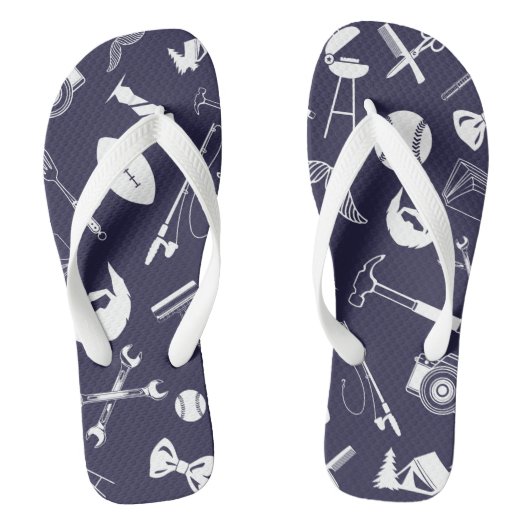 Tongs Bleu marine (Semelle)