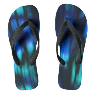 Tongs Bleu noir et vert