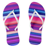 Tongs Bleu, rose et bleu Abstrait (Semelle)