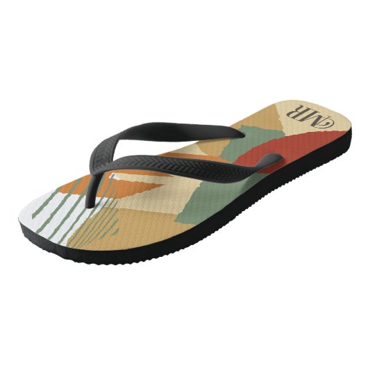 Tongs Bloc de couleur Mariage M. Marié Automne ID740 (Incliné)