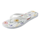 Tongs Blooming Steps – Style Floral Été (Incliné)