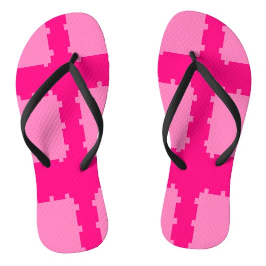 Tongs "Bluvio Rose sur Rose" (Semelle)
