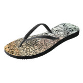Tongs Boho Mandala Bohemian Art (Incliné)