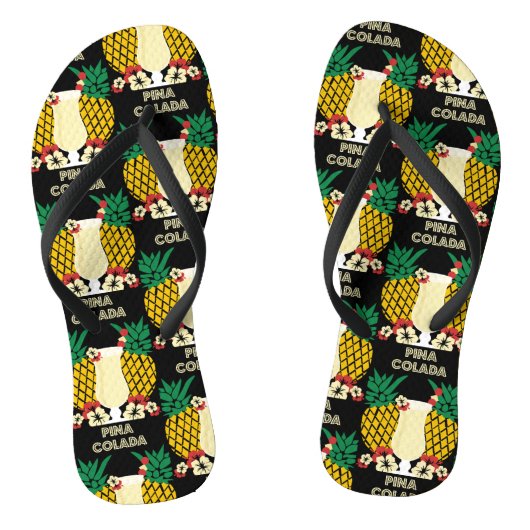 Tongs Boisson Cocktail Piña Colada (Semelle)