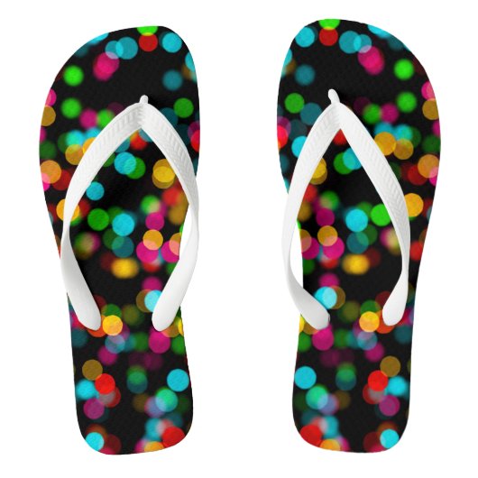 Tongs Bokeh design coloré (Semelle)