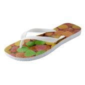 Tongs Bonbons Gommeux Colorés Drôle (Incliné)