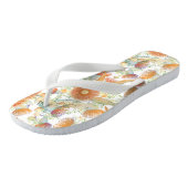 Tongs Boucherie brûlée au soleil et fleurs d'eucalyptus  (Incliné)