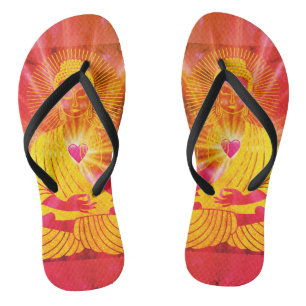 Tongs BouddhaTodayV4 #8 'Marche en paix'