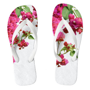 Tongs Bougainvilliers Floral Méditerranée Grecque