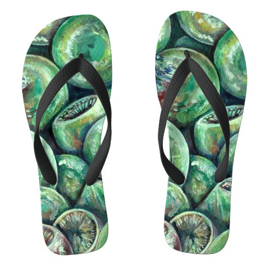 Tongs Boules de Noël vertes (Semelle)