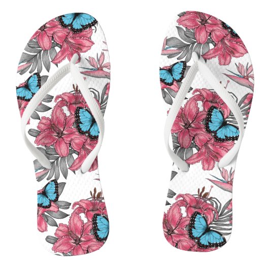 Tongs Bouquet tropical (Semelle)