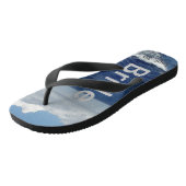 Tongs Bride Groom Ocean Waves Blue Sky (Incliné)