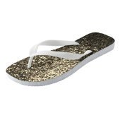 Tongs bronze parties scintillant (Incliné)