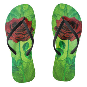 Tongs BuddhaToday 'Marchez en Paix' #7 Greenleaf 🌹