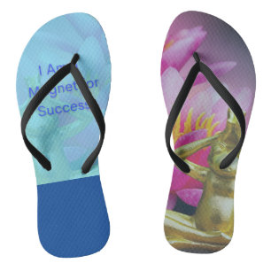 Tongs BuddhaTodayV3.b #1 'Marchez en paix' Original avec