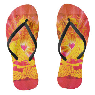 Tongs BuddhaTodayV4 #8 'Marchez en paix'