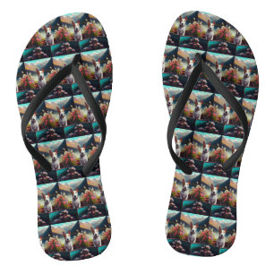 Tongs Bull Terrier sur une pagaie : une aventure Pittore