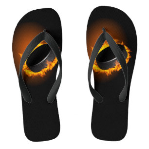 Tongs Burning Hockey Puck