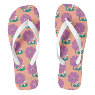 Tongs cacahuètes Illustration de la nature Fleur pourp