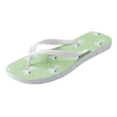 Tongs cacahuètes | Snoopy Green Deco Dreams Motif (Incliné)
