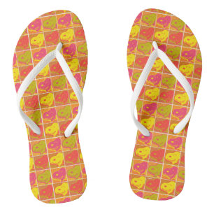 Tongs cacahuètes Snoopy Pop Art Motif