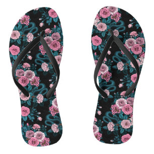 Tongs Caché en rose 2