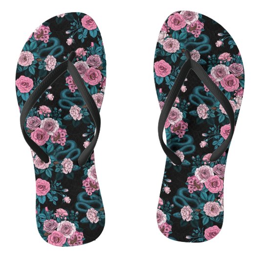 Tongs Caché en rose 2 (Semelle)