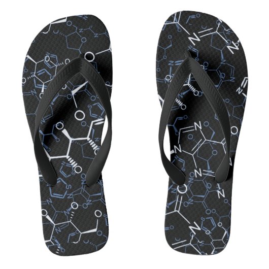 Tongs Cadeaux de chimie de formule chimique (Semelle)