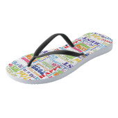 Tongs Cadeaux Uniques Et Spéciaux 70e Anniversaire (Incliné)