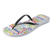 Tongs Cadeaux Uniques Et Spéciaux De Fête Du 30E Anniver (Incliné)