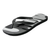 Tongs camo abstract noir et gris (Incliné)