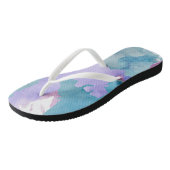Tongs Camouflage bleu violet (Incliné)