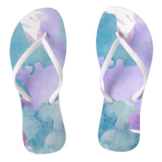Tongs Camouflage bleu violet (Semelle)