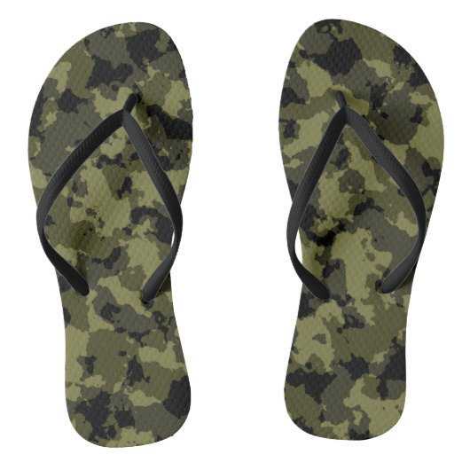 Tongs Camouflage de style militaire (Semelle)