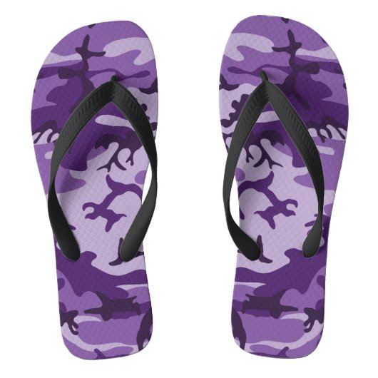 Tongs Camouflage Violet, Militaire, Armée (Semelle)