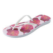 Tongs Canna Tropicanna Feuilles en rose (Incliné)