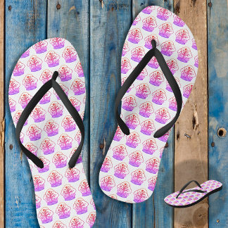 Tongs Caraïbes CHEMIS-TREE plage arbre blanc noir 