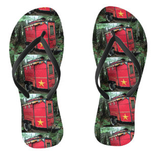 Tongs Caravane gitane rouge minuscule Thunder_Cove