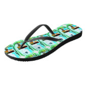 Tongs caravane vintage classique (Incliné)