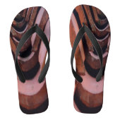 Tongs Carreaux de toit rustiques avec perspective unique (Semelle)