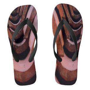 Tongs Carreaux de toit rustiques avec perspective unique