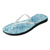 Tongs Carreaux décorés en bleu et blanc (Incliné)