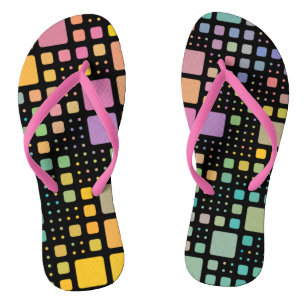 Tongs Carrés pop
