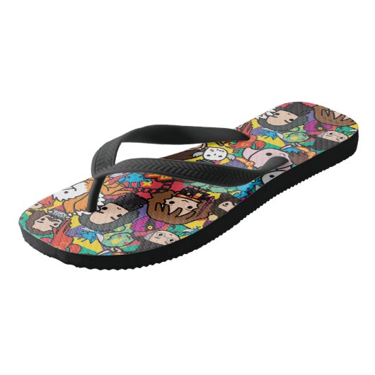 Tongs Cartoon Harry Potter Caractère Toss Motif (Incliné)