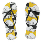 Tongs Ce chat dort. (Semelle)