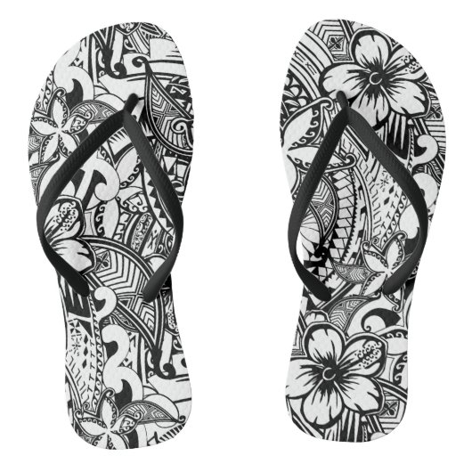 Tongs Ce ne sont pas toujours des tatouages polynésiens  (Semelle)