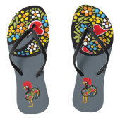 Tongs Célèbre coq de Barcelos Nr 07 (Semelle)